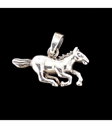 Mustang Espiritu Salvaje Colgante de plata