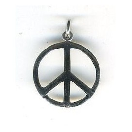 Simbolo de la paz de plata