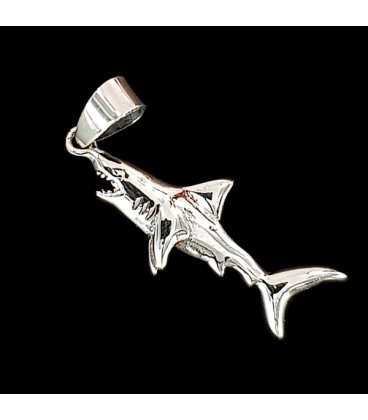 Silver Shark  Pendant