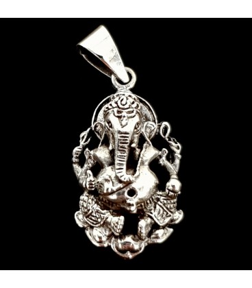 Silver Ganesha pendant