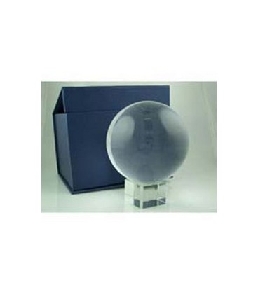 Bola de Cristal 80 mm con peana y caja