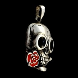 Skull with Rose
