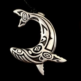 Whale with tribal