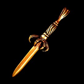 Espada con garra de bronce