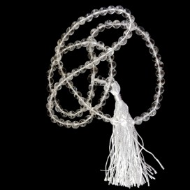 Japa Mala. Buddhist rosary. Quartz