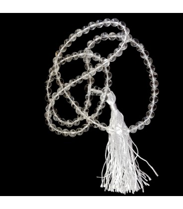 Japa Mala. Buddhist rosary. Quartz