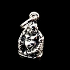 Buddha. Sterling silver pendant