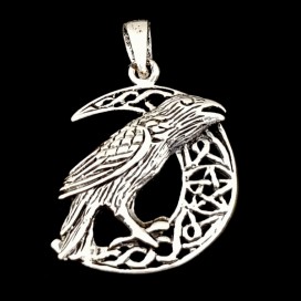 The Crow. Bronce pendant