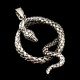 Sterling silver Snake pendant.