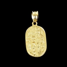 Tabla Egipcia Colgante de Oro 18K
