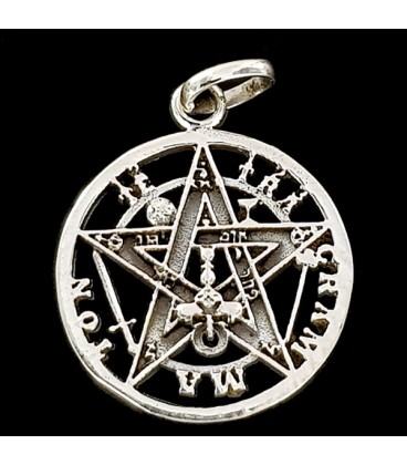 Tetragramaton. Plata con cadena