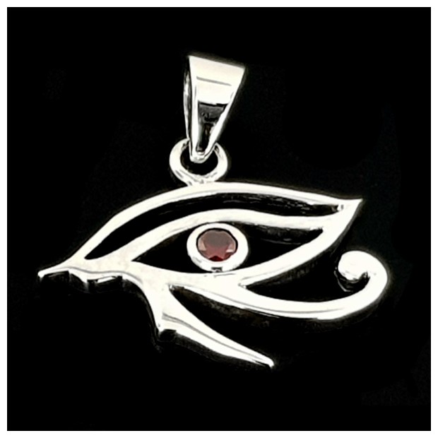 Udjat. Eye of Horus. Silver pendant