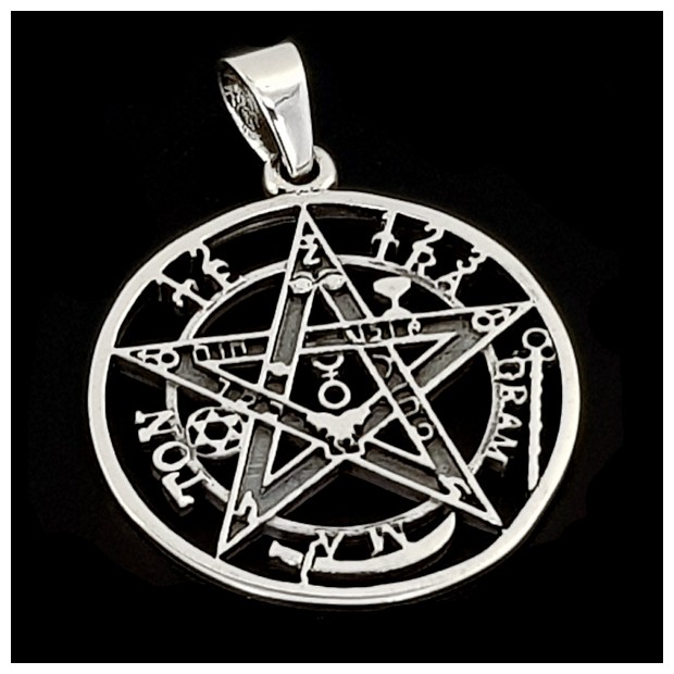 Tetragrammaton. Sterling silver pendant