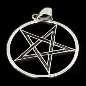 Silver Inverted Pentacle