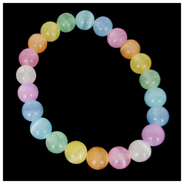 Rainbow Selenite bracelet