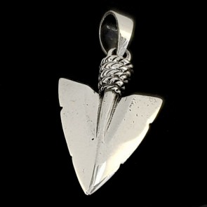 Sterling silver arrowhead
