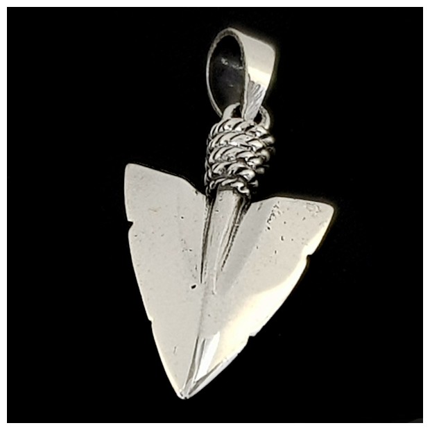 Sterling silver arrowhead
